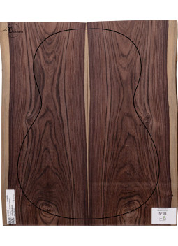 Fond en Bois de Violette à forte densité pour guitare classique MB Exclusive Nº 4