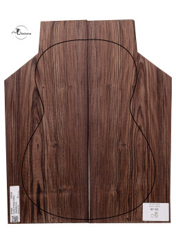 Fond en Bois de Violette (Dalbergia cearensis) pour guitare classique MB Exclusive Nº 1