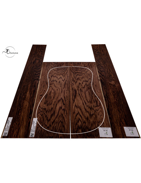 Honduran Rosewood Acoustic Guitar Back and Sides MB Exclusive No. 04 | Maderas Barber