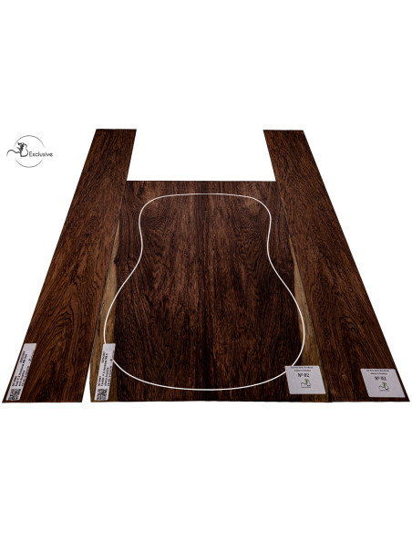 Honduran Rosewood Acoustic Guitar Back and Sides MB Exclusive No. 02 | Maderas Barber