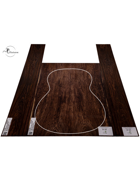 Jeu Fond et Éclisses en Palissandre du Honduras pour Guitare Classique Nº 09 | Maderas Barber