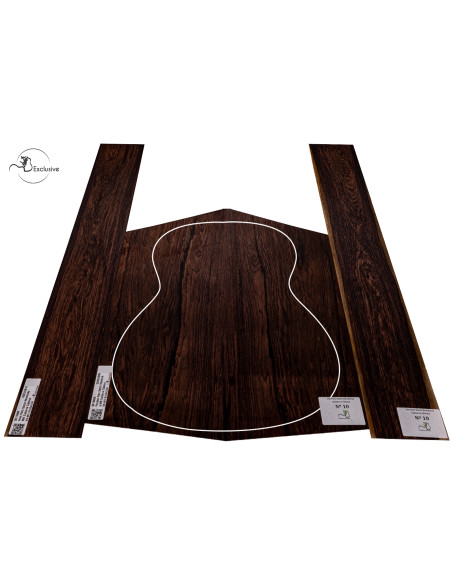 Honduran Rosewood Back and Sides Set for Classical Guitar No. 10 | Maderas Barber