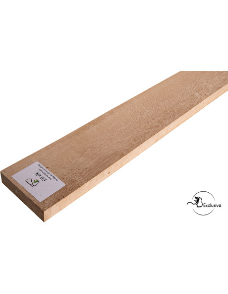 Detail of natural birdseye figure on birdseye maple neck blank MB Exclusive