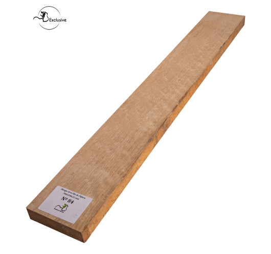 Ebauche de manche en érable moucheté MB Exclusive pour guitare électrique, pièce unique, surface poncée