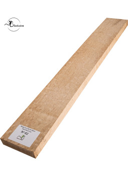 Mango de arce ojo de pájaro MB Exclusive para guitarra eléctrica, pieza única, superficie lijada sin tratamiento