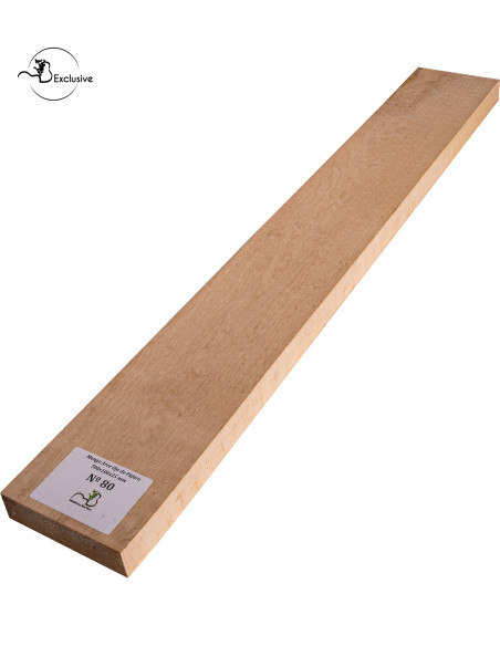 Birdseye maple neck blank MB Exclusive for electric guitar, one of a kind piece, sanded surface