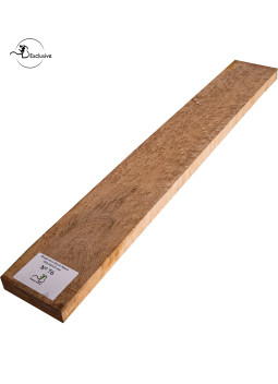Ebauche de manche en Érable moucheté MB Exclusive pour guitare électrique, pièce unique, surface poncée