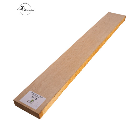 Ebauche de manche en Érable moucheté MB Exclusive pour guitare électrique, pièce unique, surface poncée