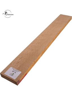 Ebauche de manche en Érable moucheté MB Exclusive pour guitare électrique, pièce unique, surface poncée