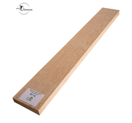 Birdseye maple neck blank MB Exclusive for electric guitar, one of a kind piece, sanded surface