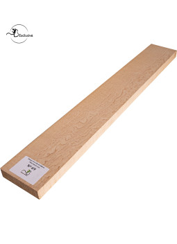 Ebauche de manche en Érable moucheté MB Exclusive pour guitare électrique, pièce unique, surface poncée