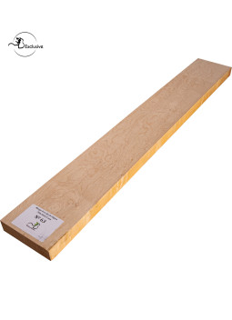 Ebauche de manche en Érable moucheté MB Exclusive pour guitare électrique, pièce unique, surface poncée