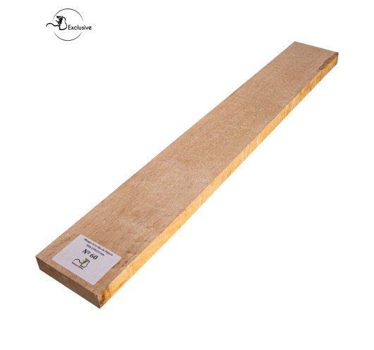 Birdseye maple neck blank MB Exclusive for electric guitar, one of a kind piece, sanded surface