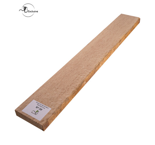 Birdseye maple neck blank MB Exclusive for electric guitar, one of a kind piece, sanded surface