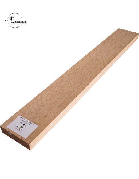 Birdseye maple neck blank MB Exclusive for electric guitar, one of a kind piece, sanded surface