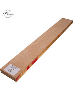 Ebauche de manche en Érable moucheté MB Exclusive pour guitare électrique, pièce unique, surface poncée