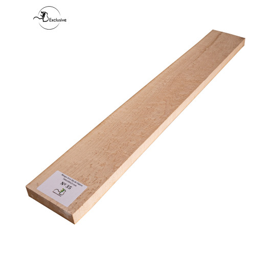 Birdseye maple neck blank MB Exclusive for electric guitar, one of a kind piece, sanded surface