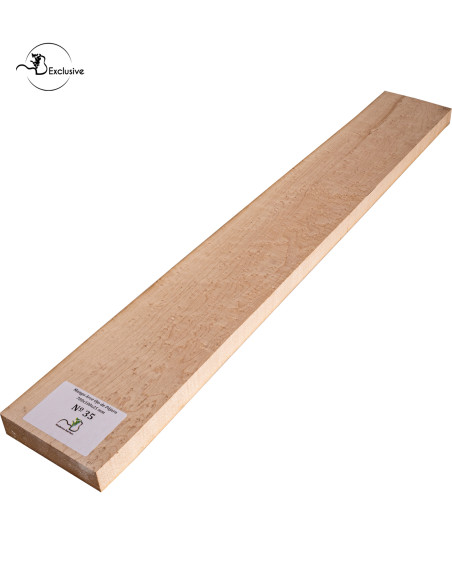 Birdseye maple neck blank MB Exclusive for electric guitar, one of a kind piece, sanded surface