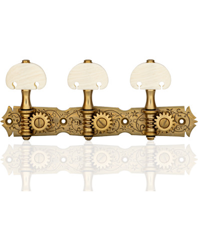 Clavijero Gotoh 35G510MF X Gold marfil guitarra clásica vista general