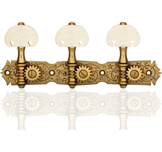 Clavijero Gotoh 35G510MF X Gold marfil guitarra clásica vista general