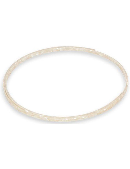 Rilegatura in celluloide bianco perla 6x1,5 mm