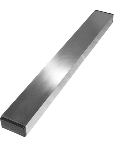 Barra niveladora de trastes de aluminio cepillado 40 cm con papel de lija autoadhesivo