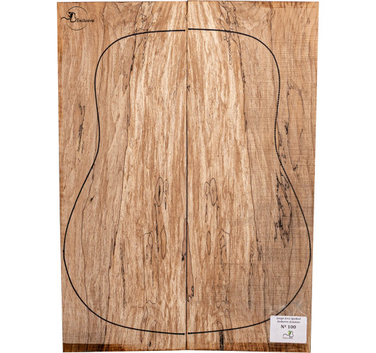 Juego Arce Spalted Guitarra Acústica MB Exclusive Nº100