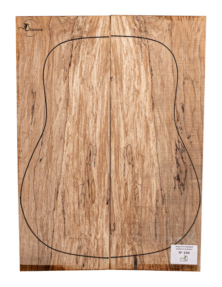 Juego Arce Spalted Guitarra Acústica MB Exclusive Nº100