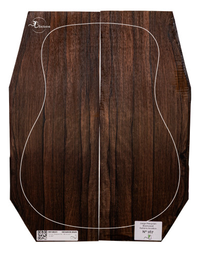 Chitarra acustica in legno di ebano malese MB Exclusive n. 167