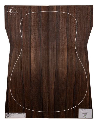 Chitarra acustica in legno di ebano malese MB Exclusive n. 168