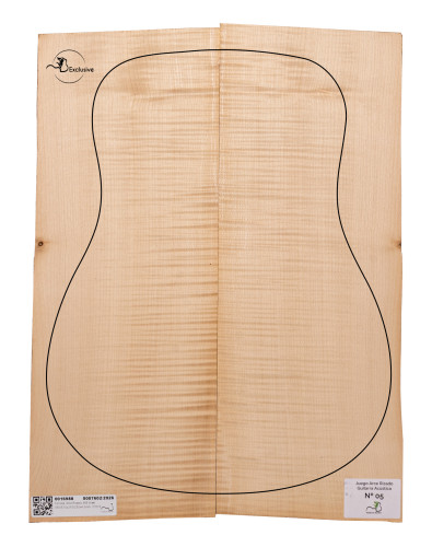 Akustikgitarre MB Exclusive Nr. 5 aus geflammtem Ahorn