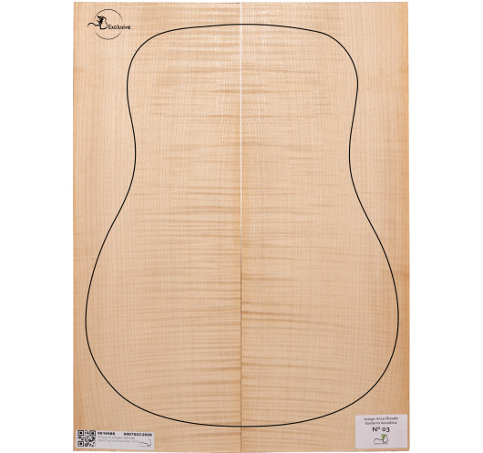Akustikgitarre MB Exclusive Nr. 3 aus geflammtem Ahorn