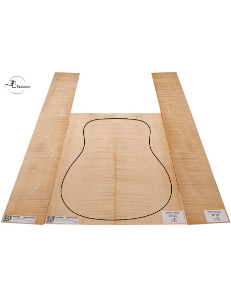 Akustikgitarre MB Exclusive Nr. 3 aus geflammtem Ahorn