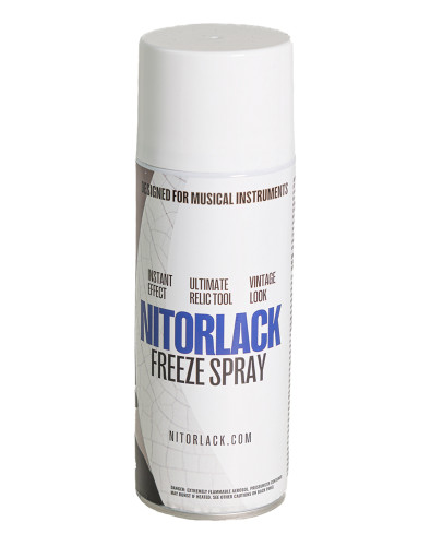 Spray de Congelación Nitorlack para efecto cuarteado en guitarra — Maderas Barber