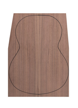 Back Walnut Outer Face 0,5 mm. + Walnut Inner Face (550x400x2,2/2,4 mm.)