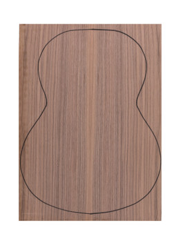 Back Walnut Outer Face 0,5 mm. + Walnut Inner Face (550x400x2,2/2,4 mm.)
