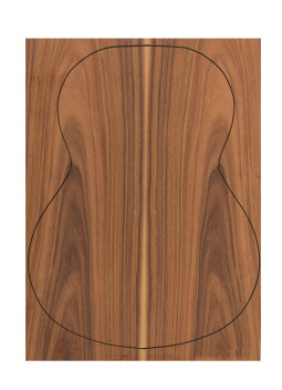 Back Santos Rswd. Outer Face 0,5 mm. + Sapele Inner Face (550x400x2,2/2,4 mm.)
