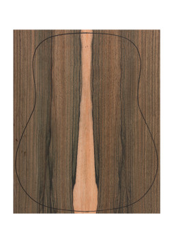 Fond Contreplaqué Malaysian Blackwood 0,5 mm + Sapelli Guitare Acoustique
(550x440x2,2/2,4 mm.)
