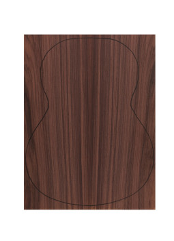 Back Indian Rswd. Outer Face 0,7 mm. + Sapele Inner Face (550x400x2,2/2,4 mm.)