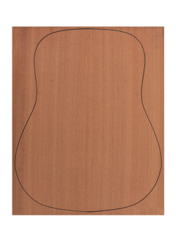 Fond Contreplaqué Sapelli 0,7 mm + Sapelli Guitare Acoustique
(550x440x2,2/2,4 mm.)