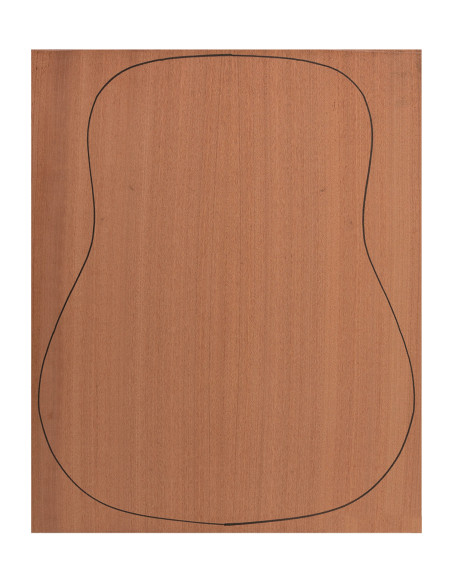 Back Sapele + Sapele plywood acoustic guitar