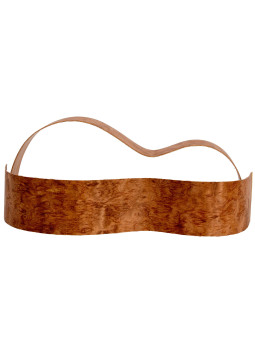 Aros Cara Bubinga 0,5 mm. + Contra Bubinga (800x110x2,2/2,4 mm.)x2