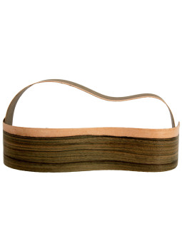 Éclisses Contreplaqué Malaysian Blackwood 0,5 mm + Malaysian Blackwood Guitare Acoustique
(825x125x2,2/2,4 mm.)x2