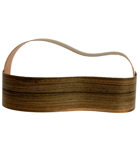 Sides Green Ebony Outer Face 0,5 mm. + Sapele Inner Face (825x125x2,2/2,4 mm.)x2
