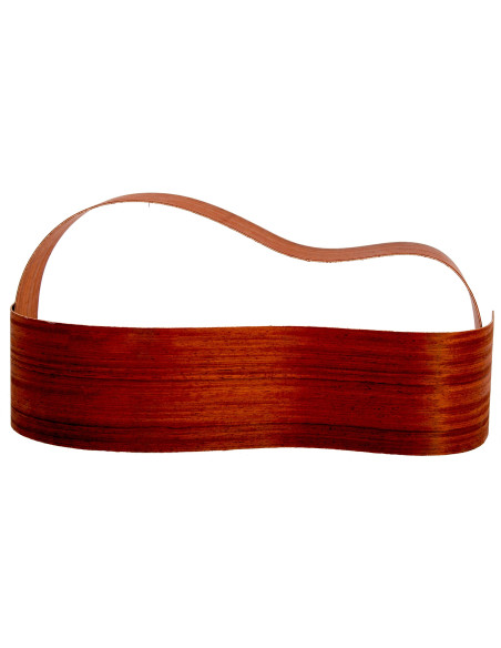 Éclisses Contreplaqué Padouk 0,5 mm + Padouk Guitare Acoustique
(825x125x2,2/2,4 mm.)x2