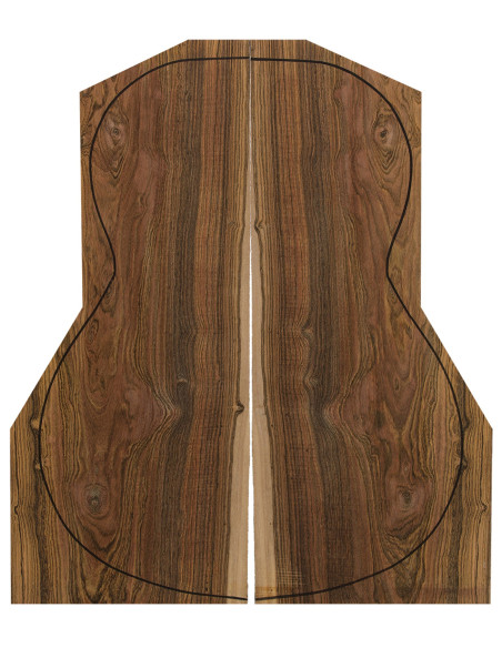 Bocote Backs (550x200x4 mm.)x2