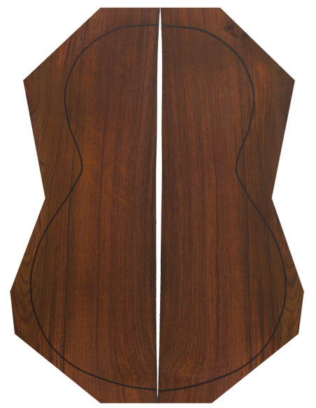 Fondos Cocobolo Justos (500/550x170/190x4 mm)