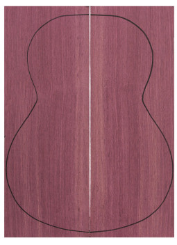 Purple Heart Backs (550x200x4 mm)x2