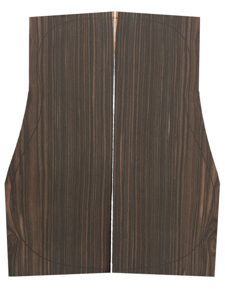 Makassar Ebony Backs (550x215x4,5 mm)x2