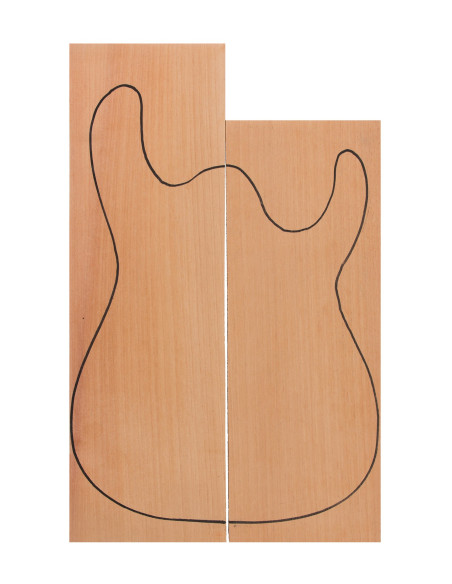 Body Cedro Honduras Asimétrico (CITES) 530x160x50mm+450x160x50